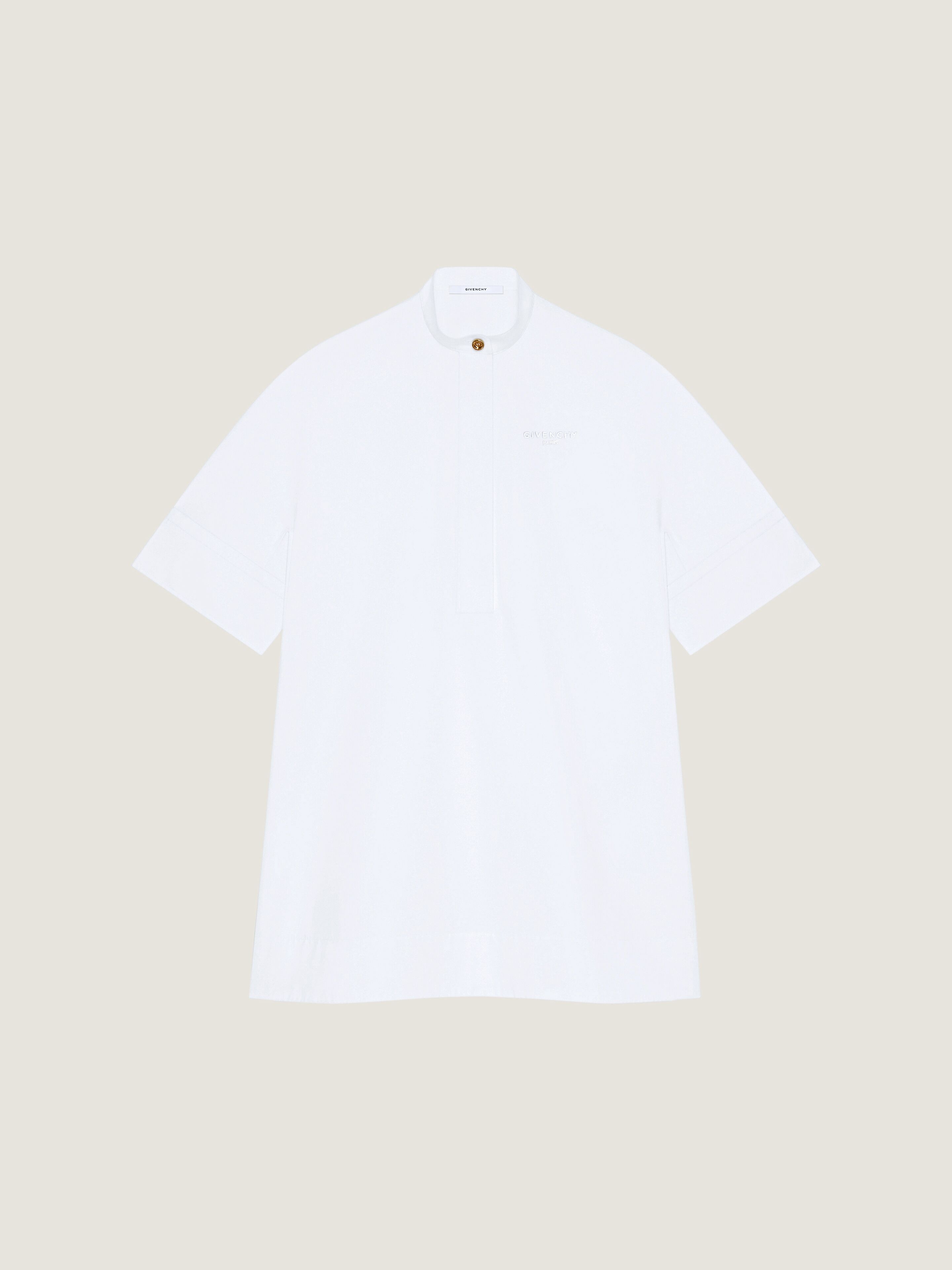 Shirt dress in poplin